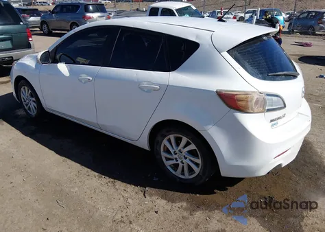 2012 Mazda Mazda3 I Touring z USA, uszkodzony, nr VIN JM1BL1L85C1680337